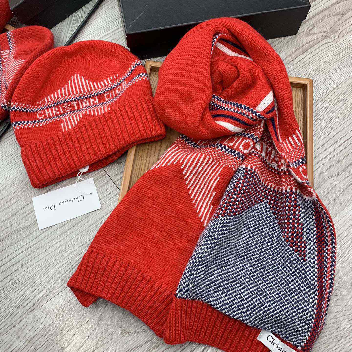 Dior Beanie And Scarf - PerfectKickZ