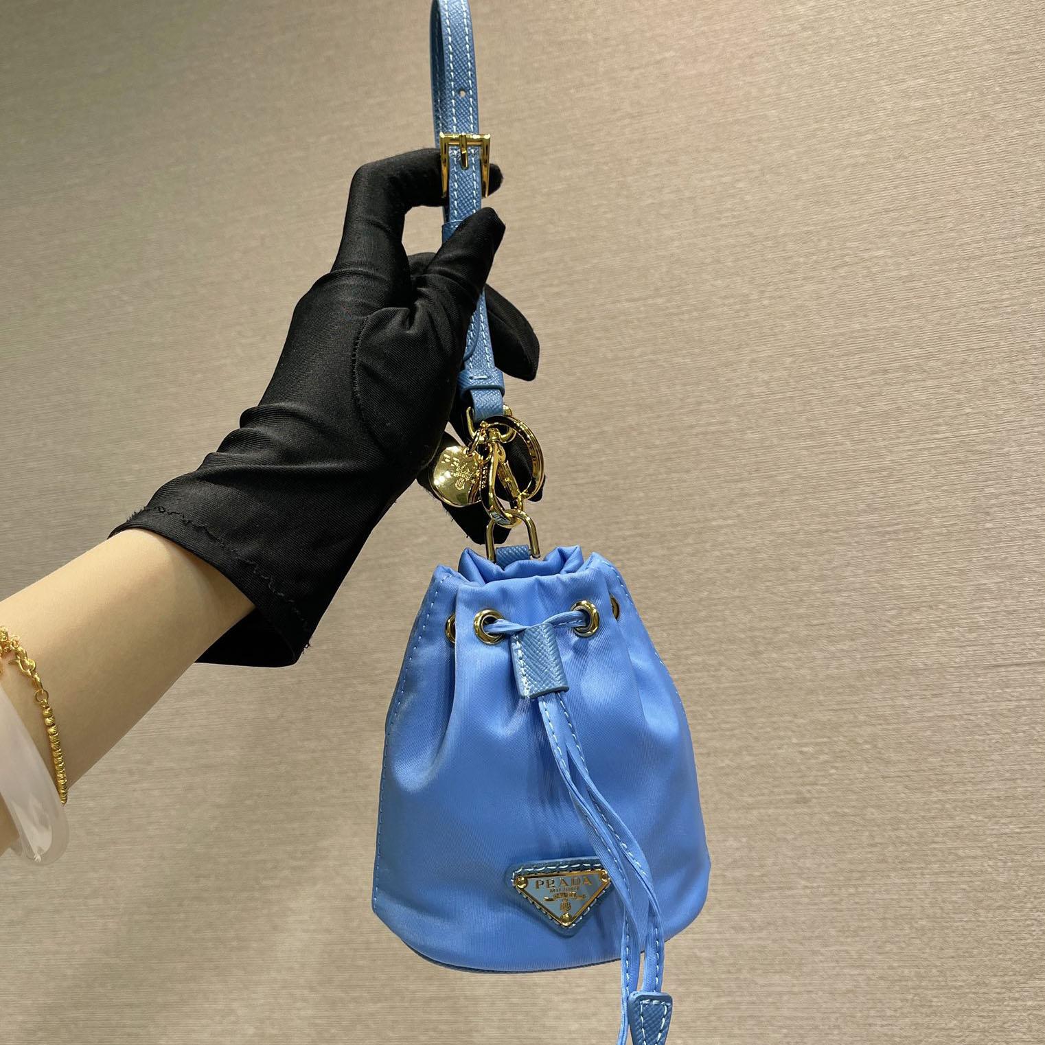 Prada Mini Icon Re-Nylon Bag Charm - PerfectKickZ