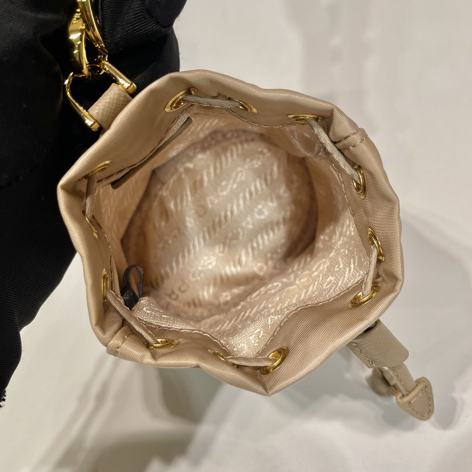 Prada Mini Icon Re-Nylon Bag Charm - PerfectKickZ