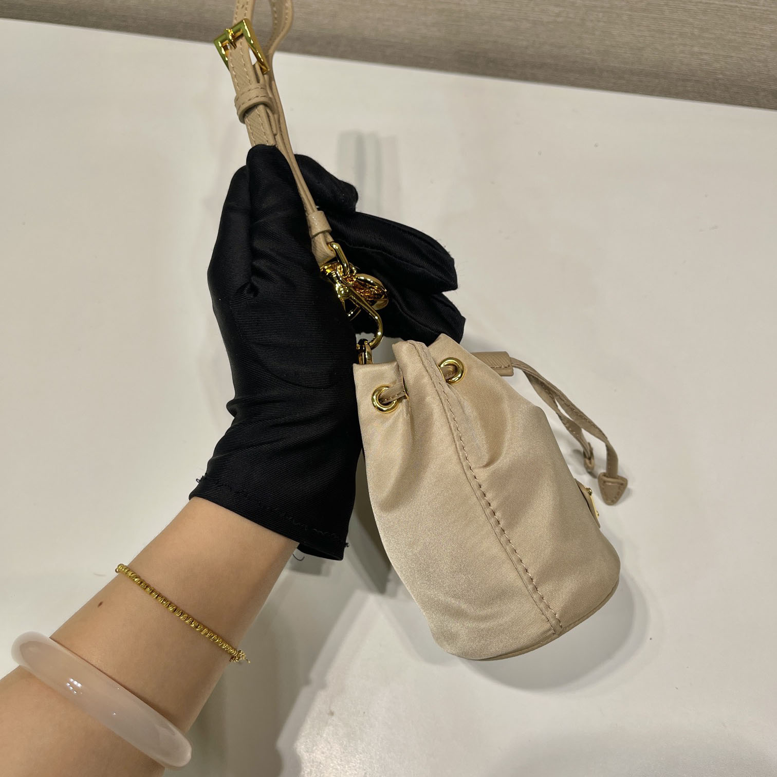 Prada Mini Icon Re-Nylon Bag Charm - PerfectKickZ