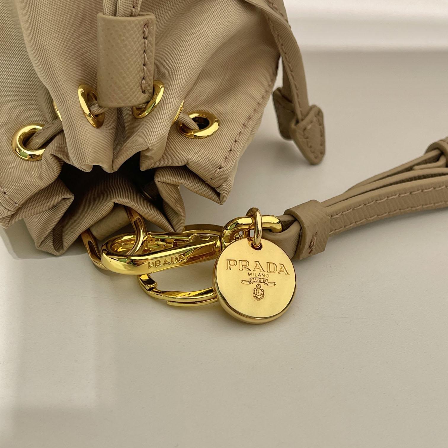 Prada Mini Icon Re-Nylon Bag Charm - PerfectKickZ