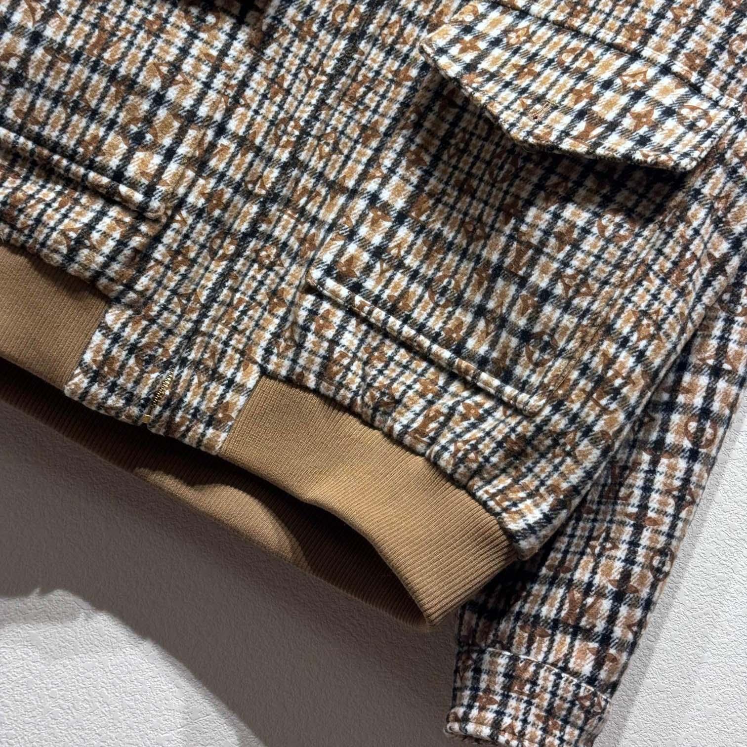 Louis Vuitton Monogram Wool Harrington Blouson   1AGIP6 - PerfectKickZ