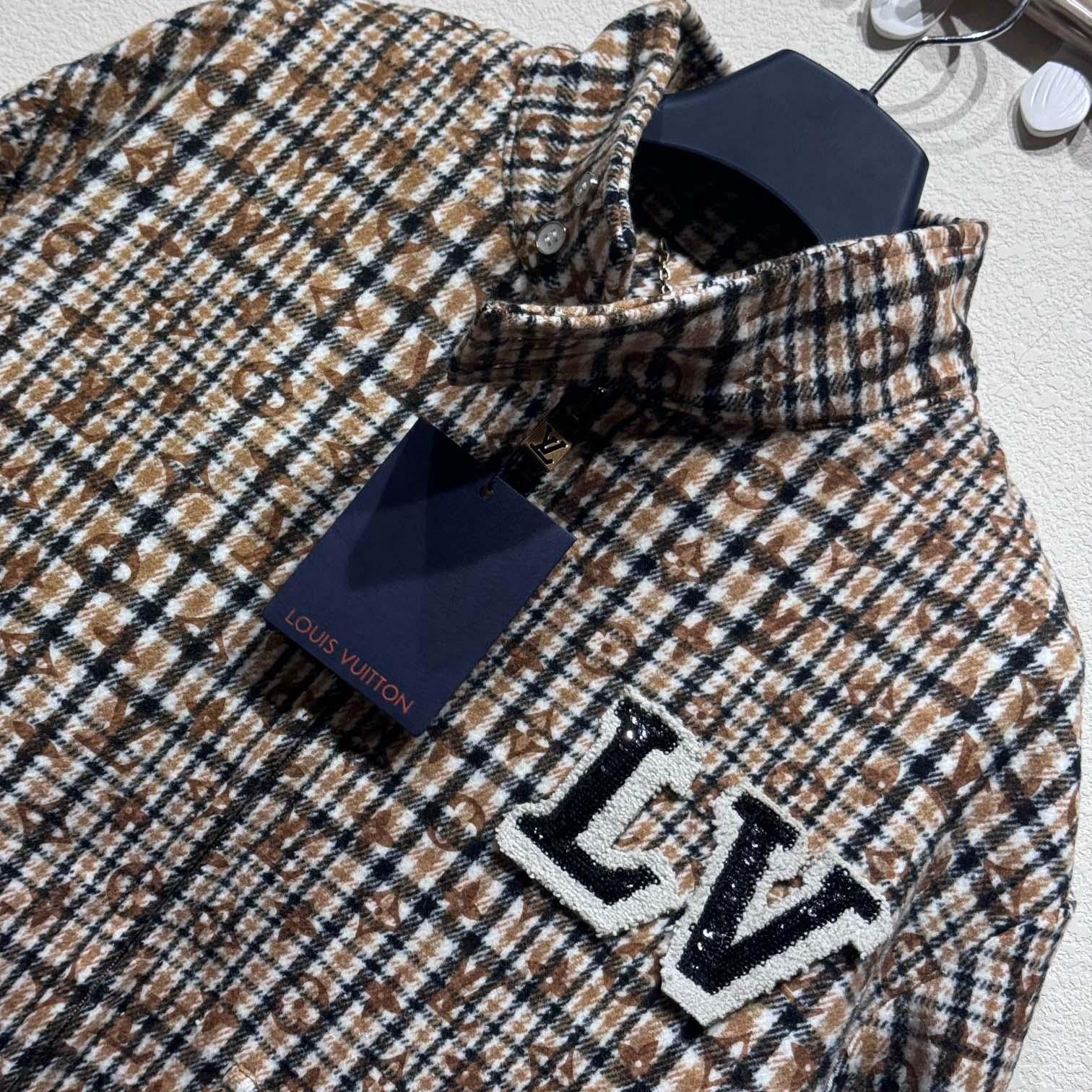 Louis Vuitton Monogram Wool Harrington Blouson   1AGIP6 - PerfectKickZ