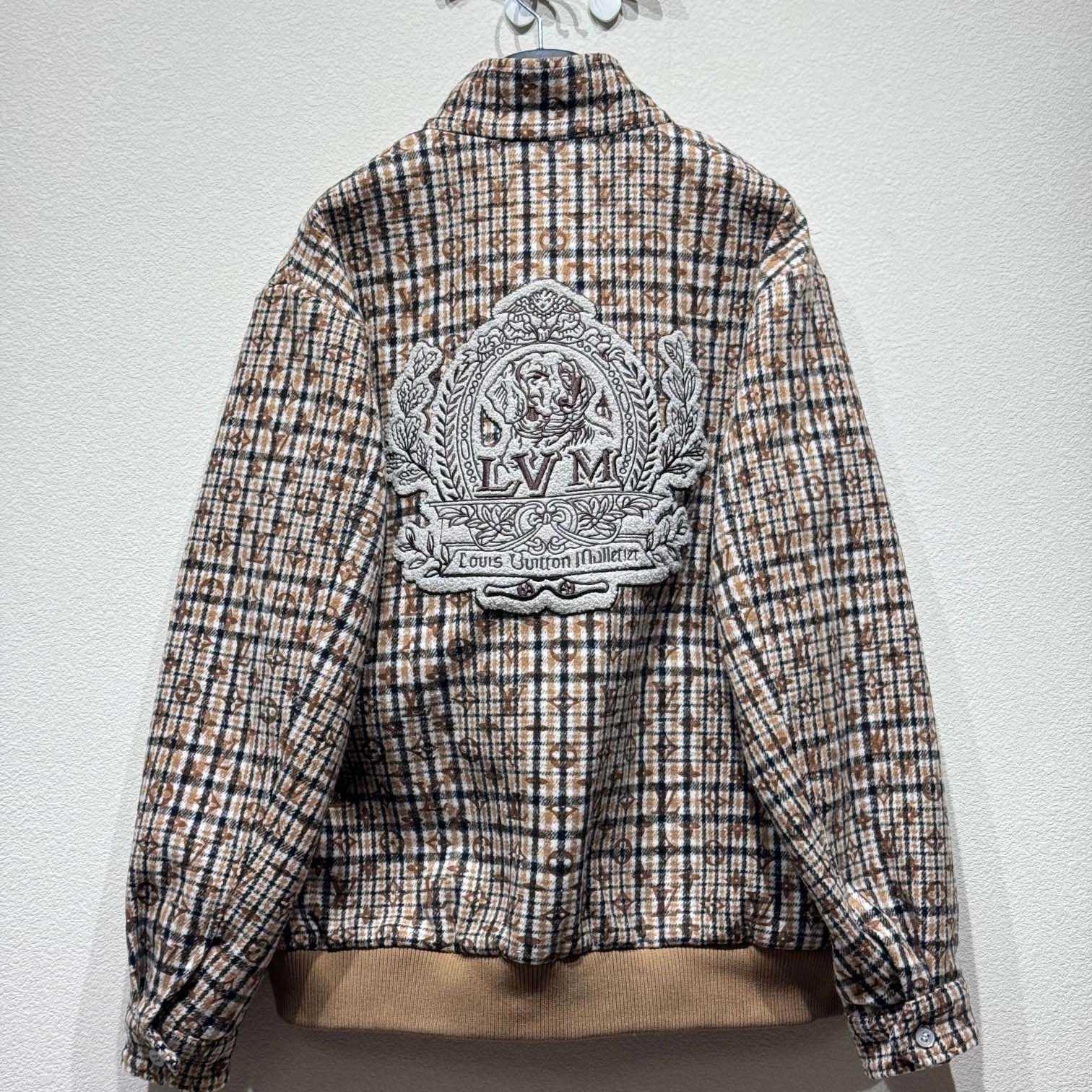 Louis Vuitton Monogram Wool Harrington Blouson   1AGIP6 - PerfectKickZ
