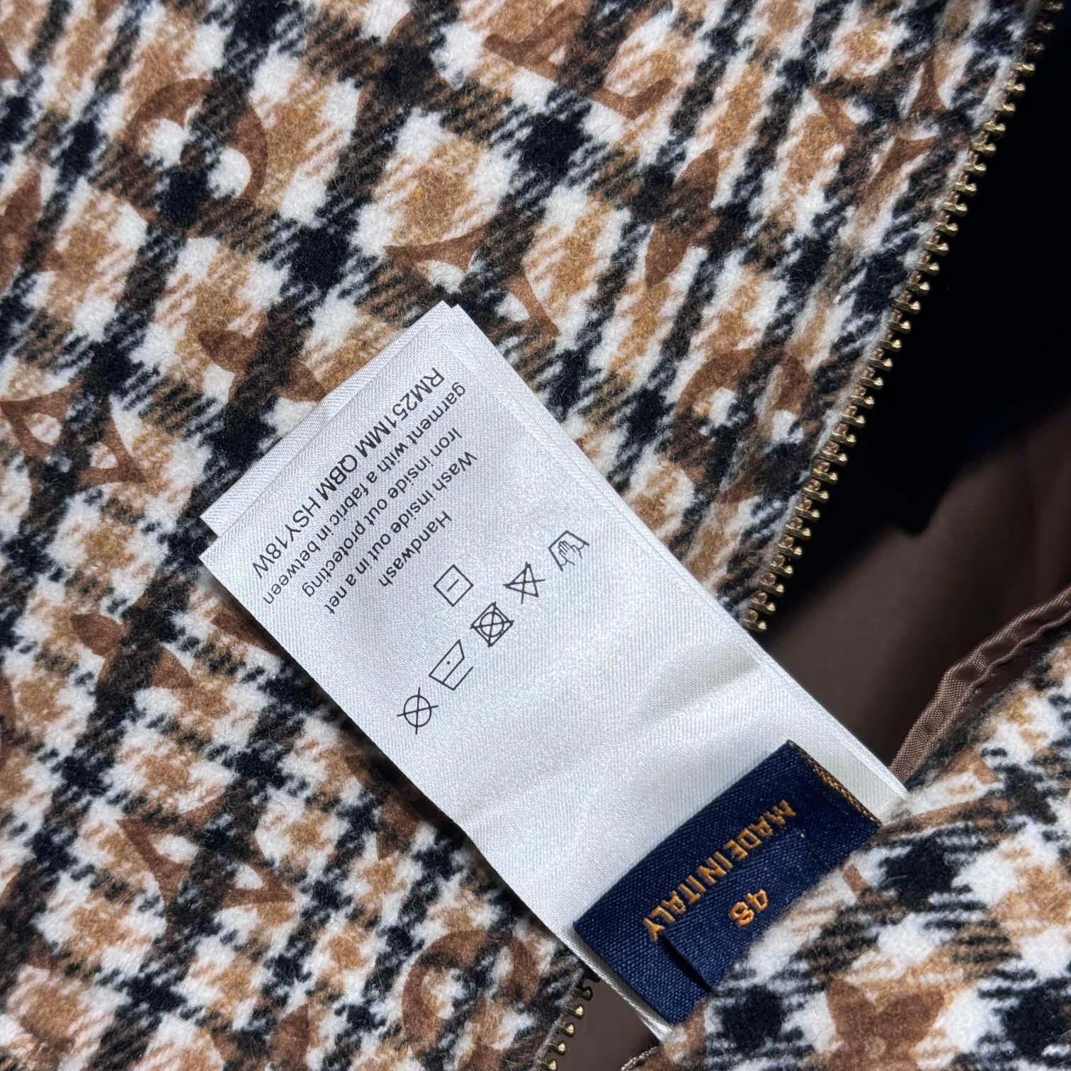 Louis Vuitton Monogram Wool Harrington Blouson   1AGIP6 - PerfectKickZ