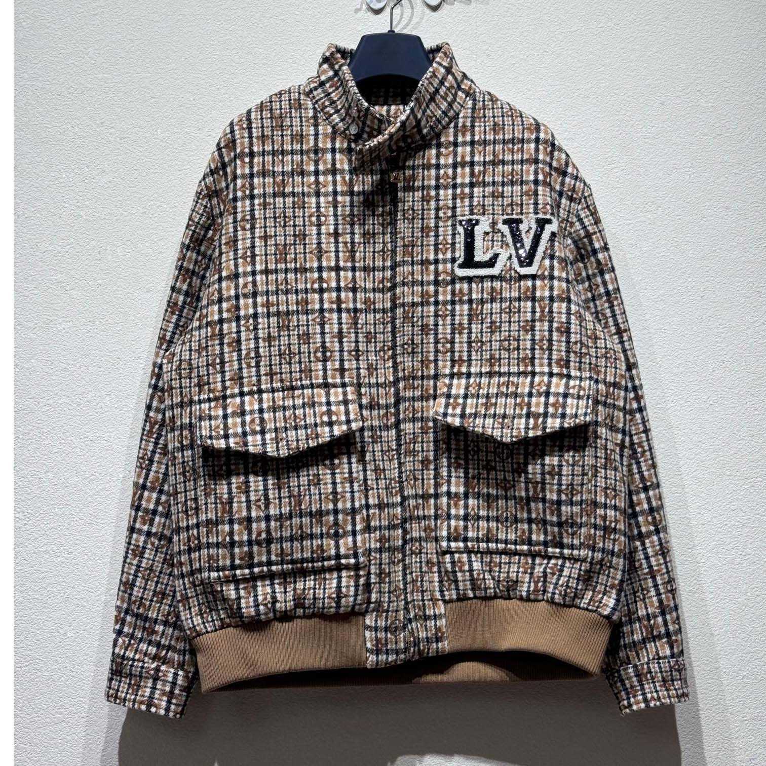 Louis Vuitton Monogram Wool Harrington Blouson   1AGIP6 - PerfectKickZ