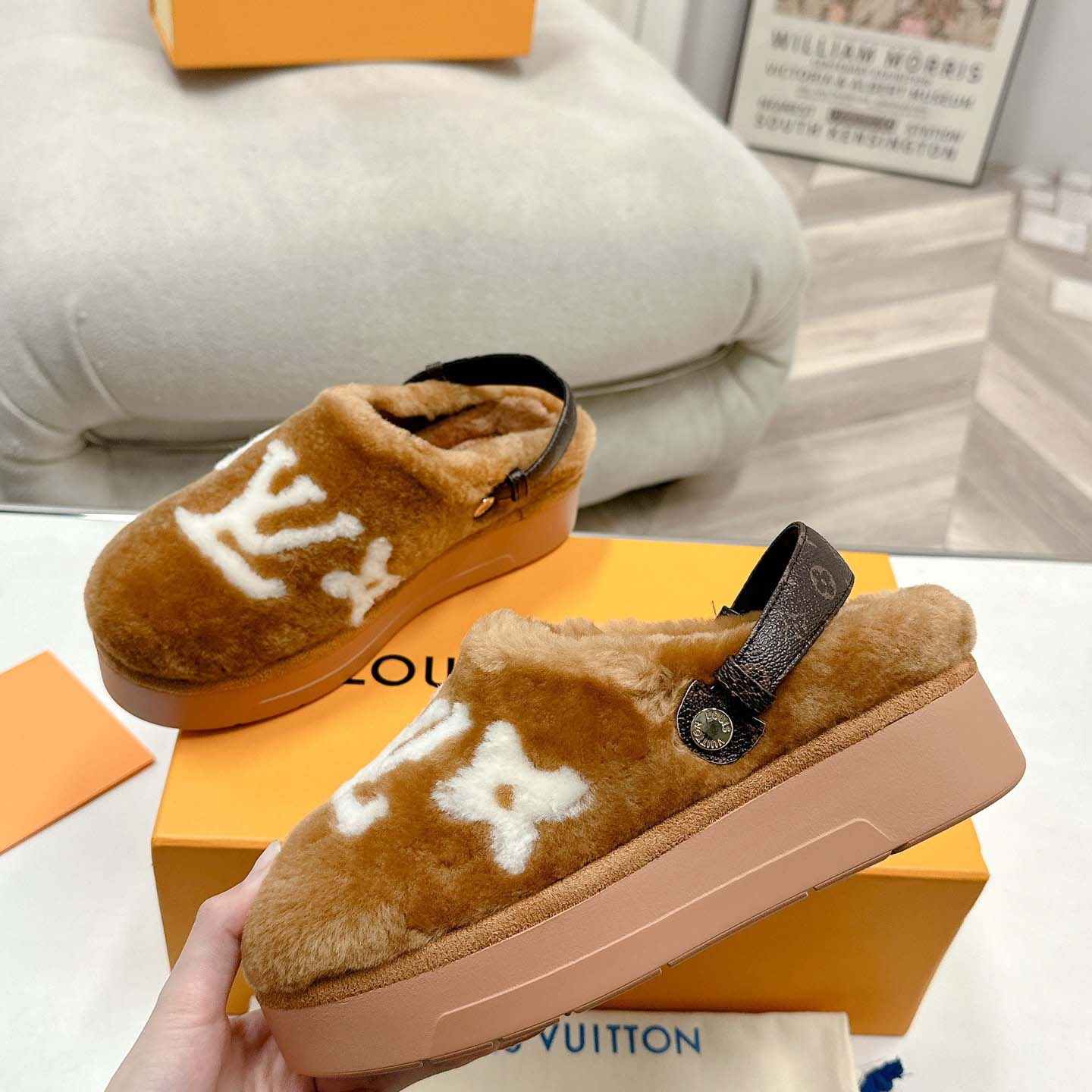 Louis Vuitton Aspen Platform Clog           - PerfectKickZ
