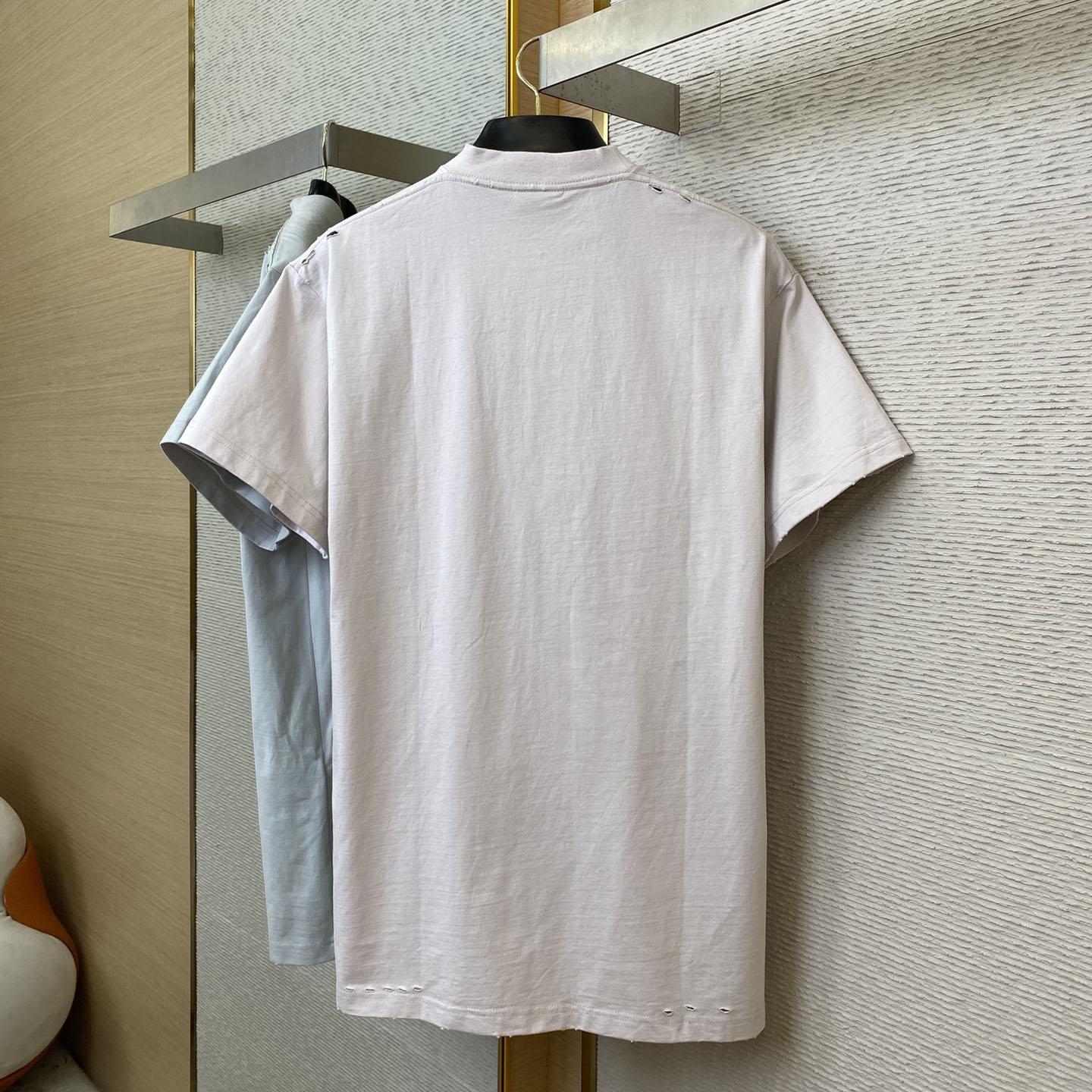 Balenciaga 3B Liquefied T-Shirt Oversized in Dirty White - PerfectKickZ
