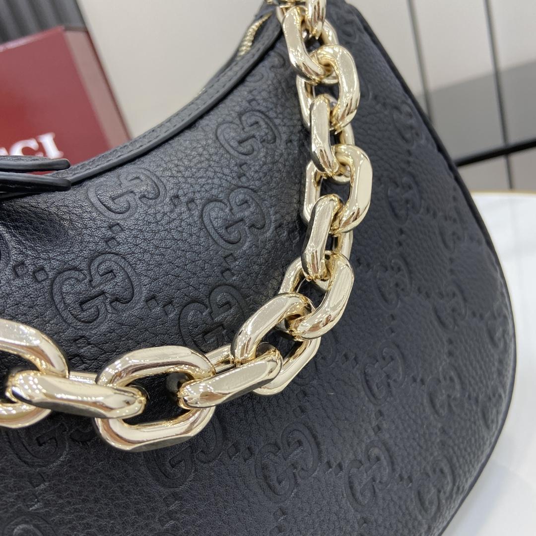 Gucci GG Emblem Small Shoulder Bag - PerfectKickZ