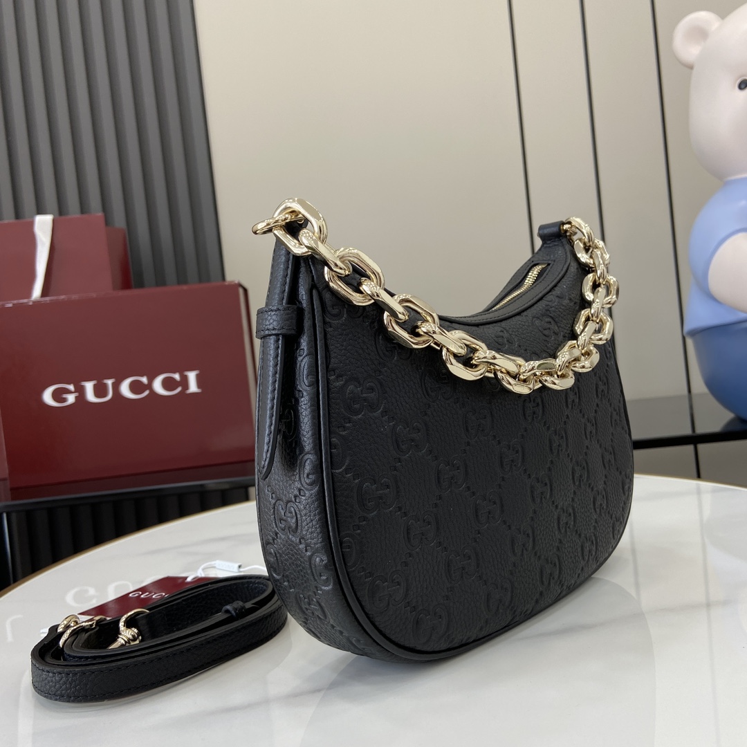 Gucci GG Emblem Small Shoulder Bag - PerfectKickZ