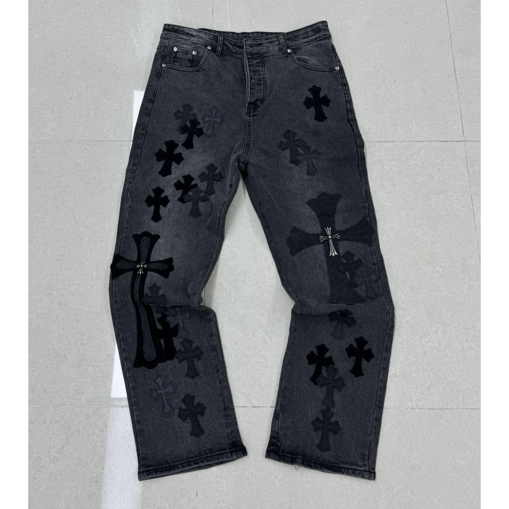 Chrome Heart X SexRecords Jeans - PerfectKickZ