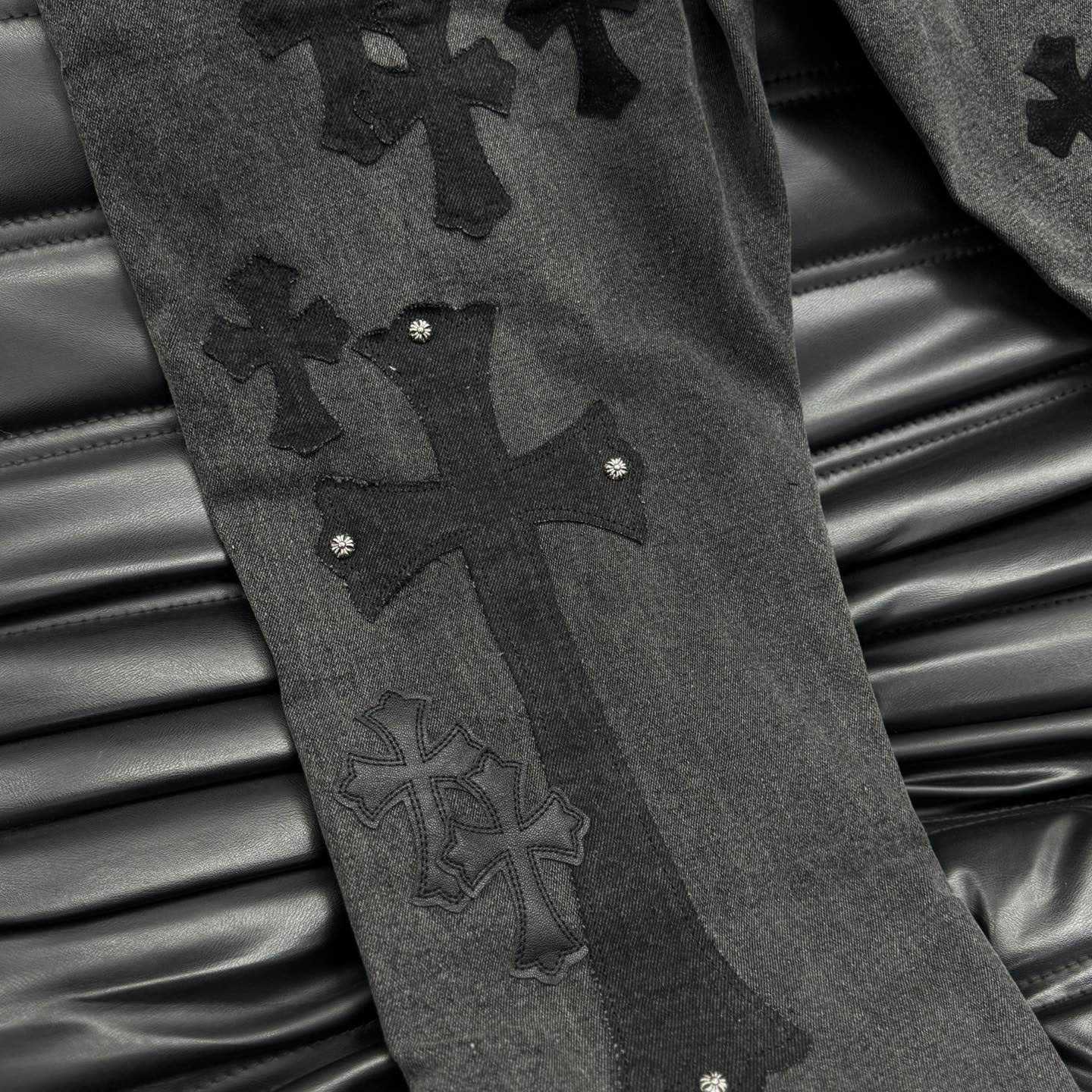 Chrome Heart X SexRecords Jeans - PerfectKickZ