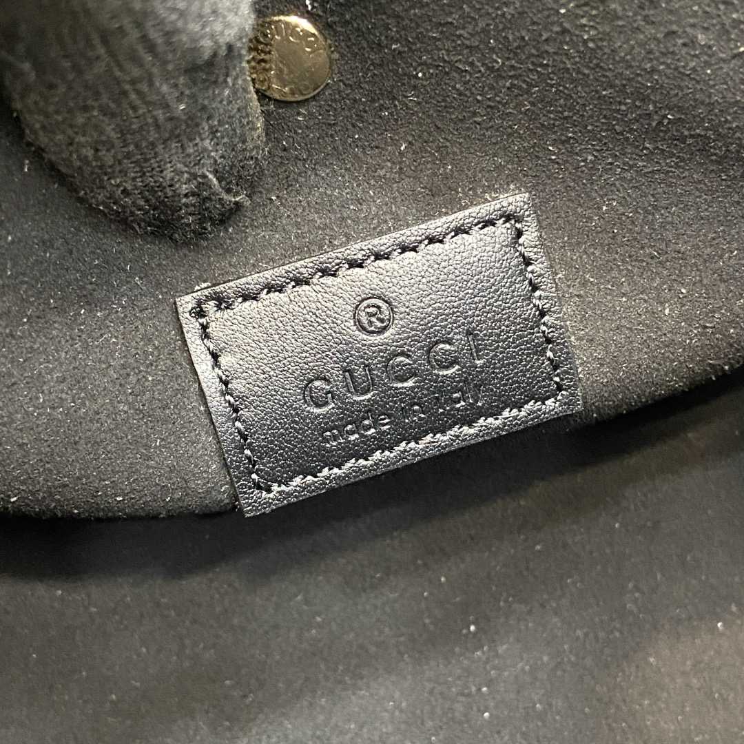Gucci GG Emblem Mini Bucket Bag  - PerfectKickZ