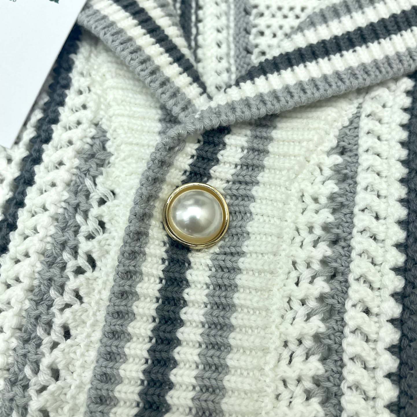 Casablanca Crochet Textured Cardigan   Z6003 - PerfectKickZ