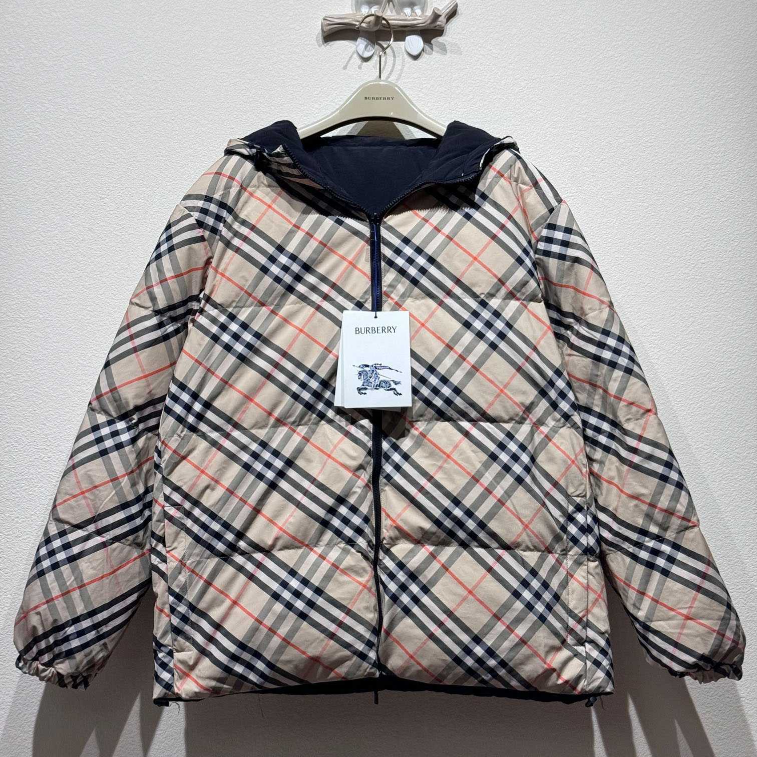Burberry Reversible Check Puffer Jacket - PerfectKickZ