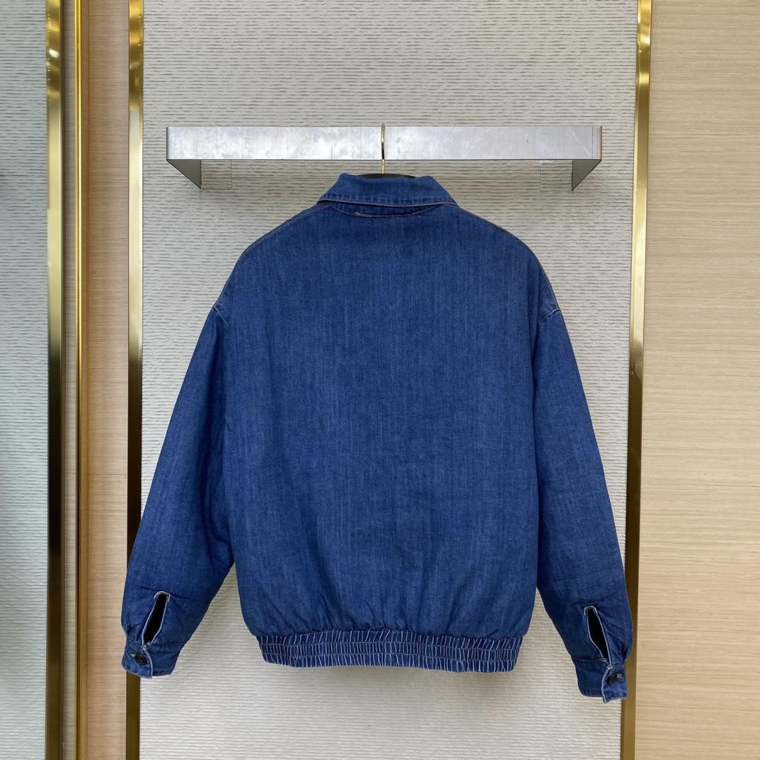 Miu Miu Denim Down Jacket - 