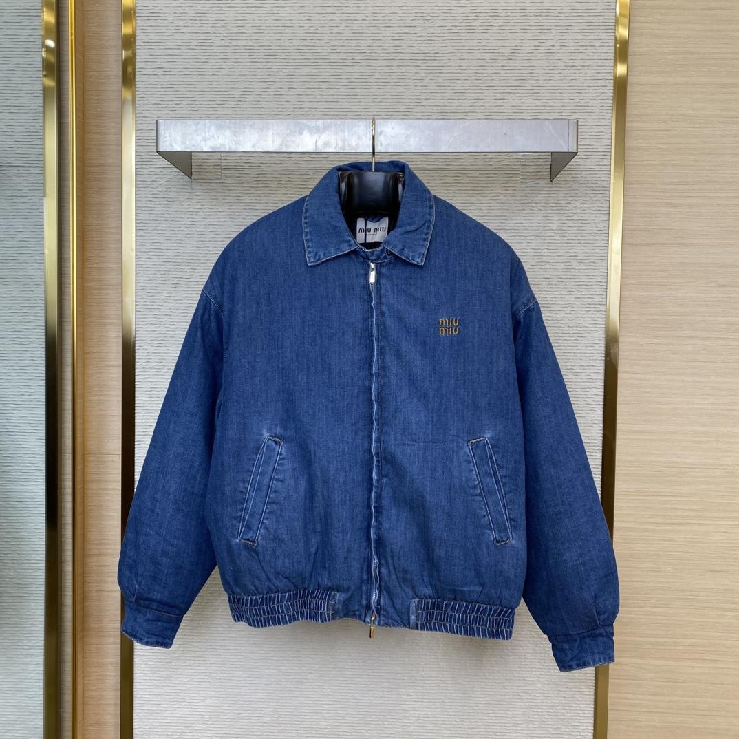 Miu Miu Denim Down Jacket - PerfectKickZ