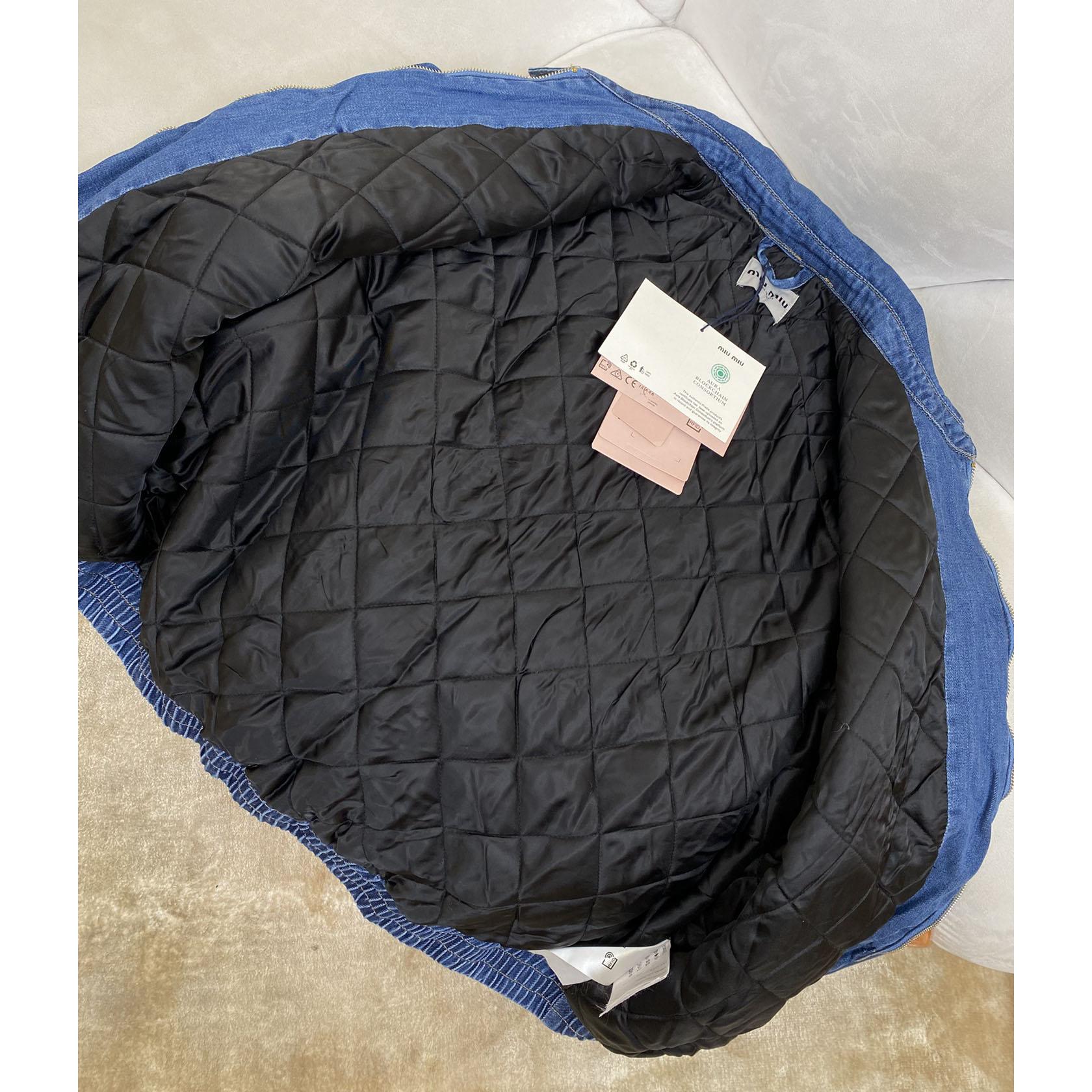 Miu Miu Denim Down Jacket - 