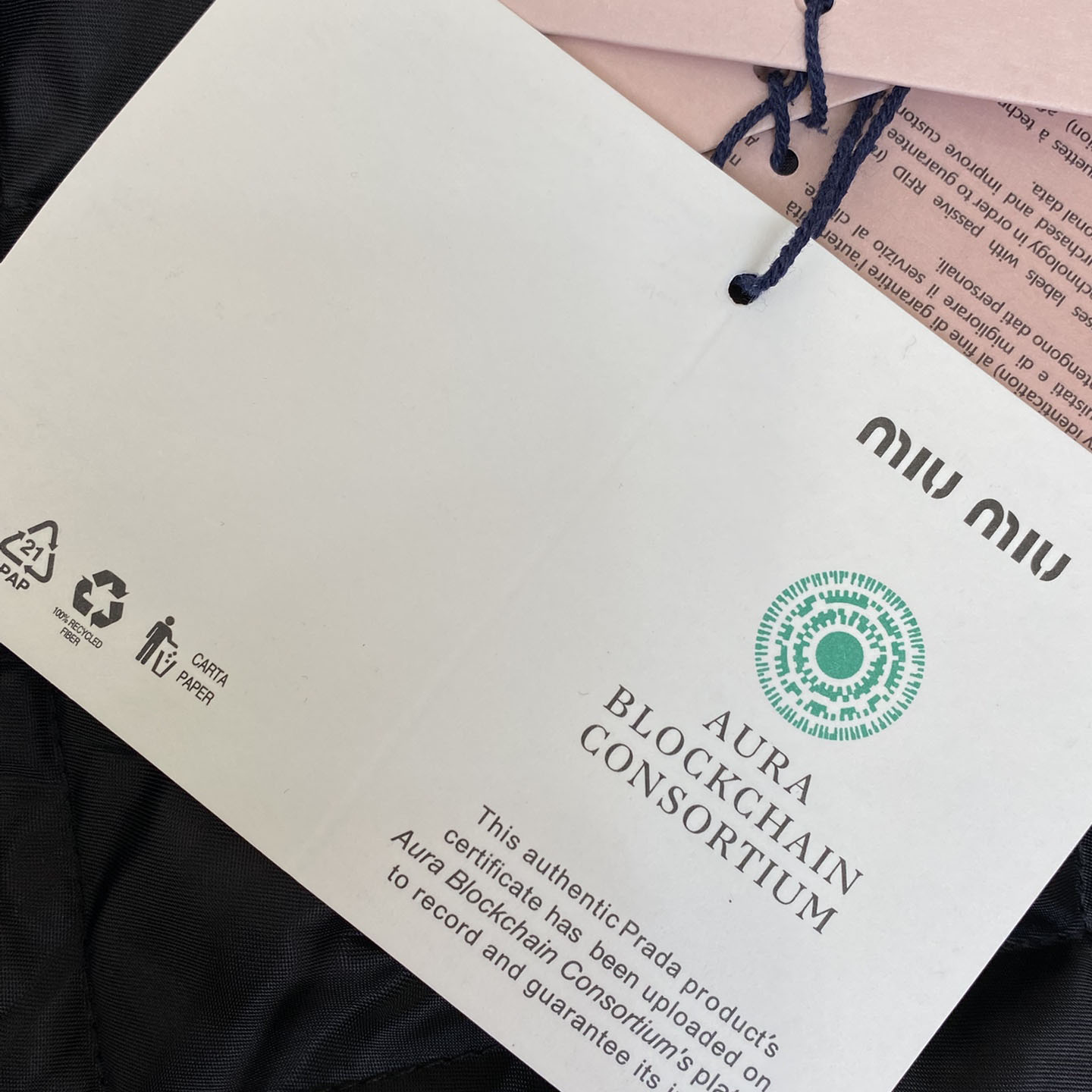 Miu Miu Denim Down Jacket - 