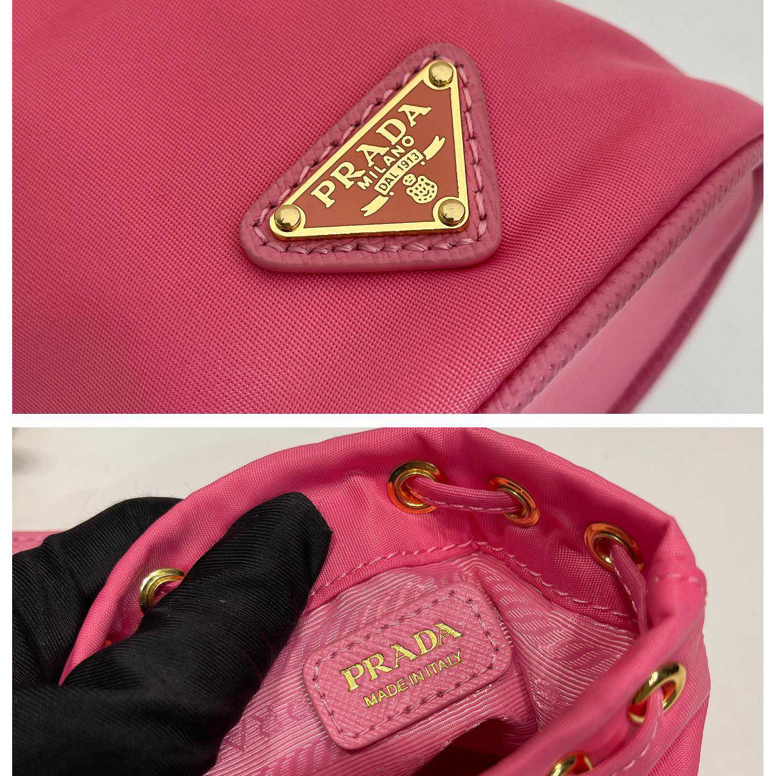 Prada Mini Icon Re-Nylon Bag Charm - PerfectKickZ