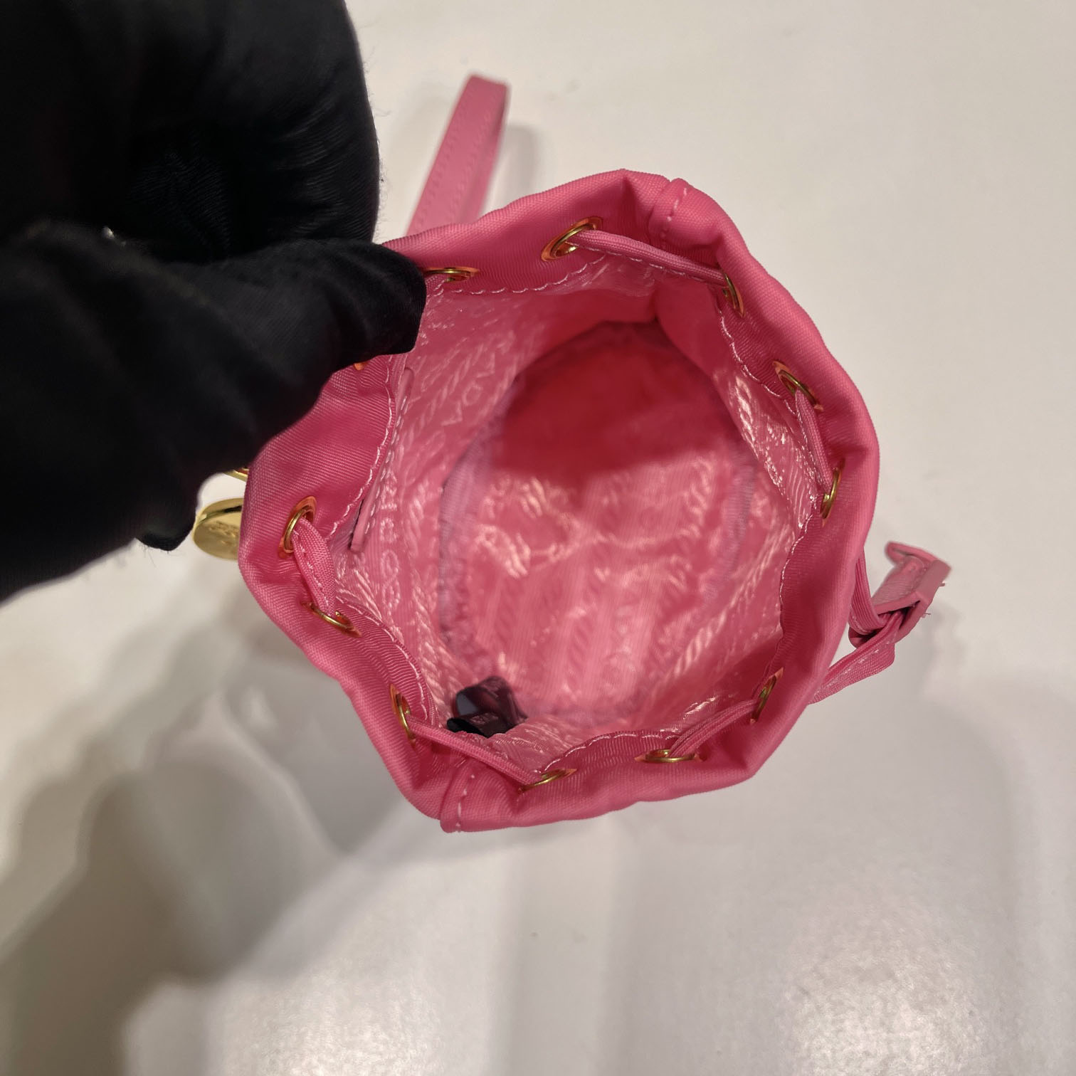 Prada Mini Icon Re-Nylon Bag Charm - PerfectKickZ