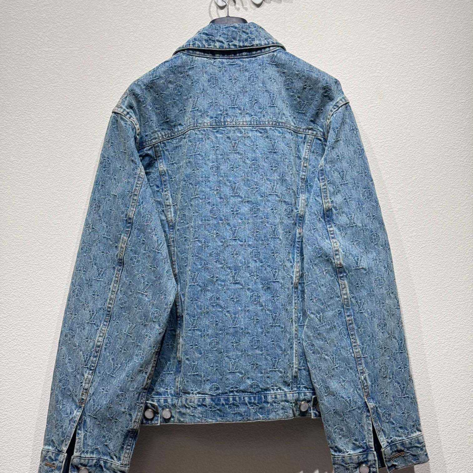 Louis Vuitton Monogram Jacquard Denim Jacket  1AGHUL - PerfectKickZ