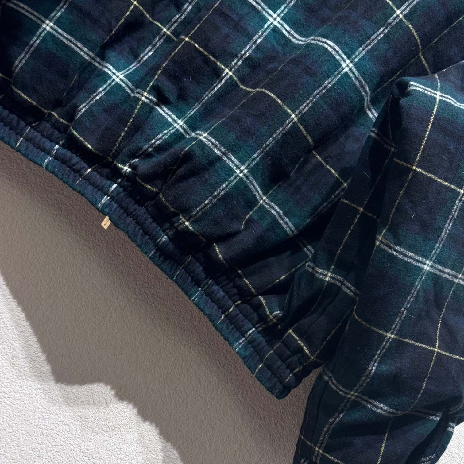 Miu Miu Plaid Hoodie Jacket - 