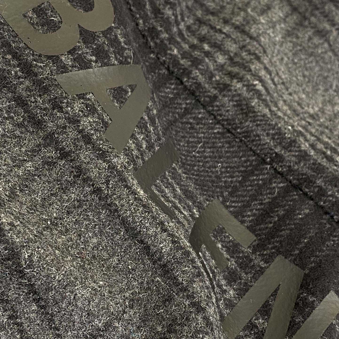 Balenciaga Black Checked Wool-Blend Flannel Shirt - PerfectKickZ