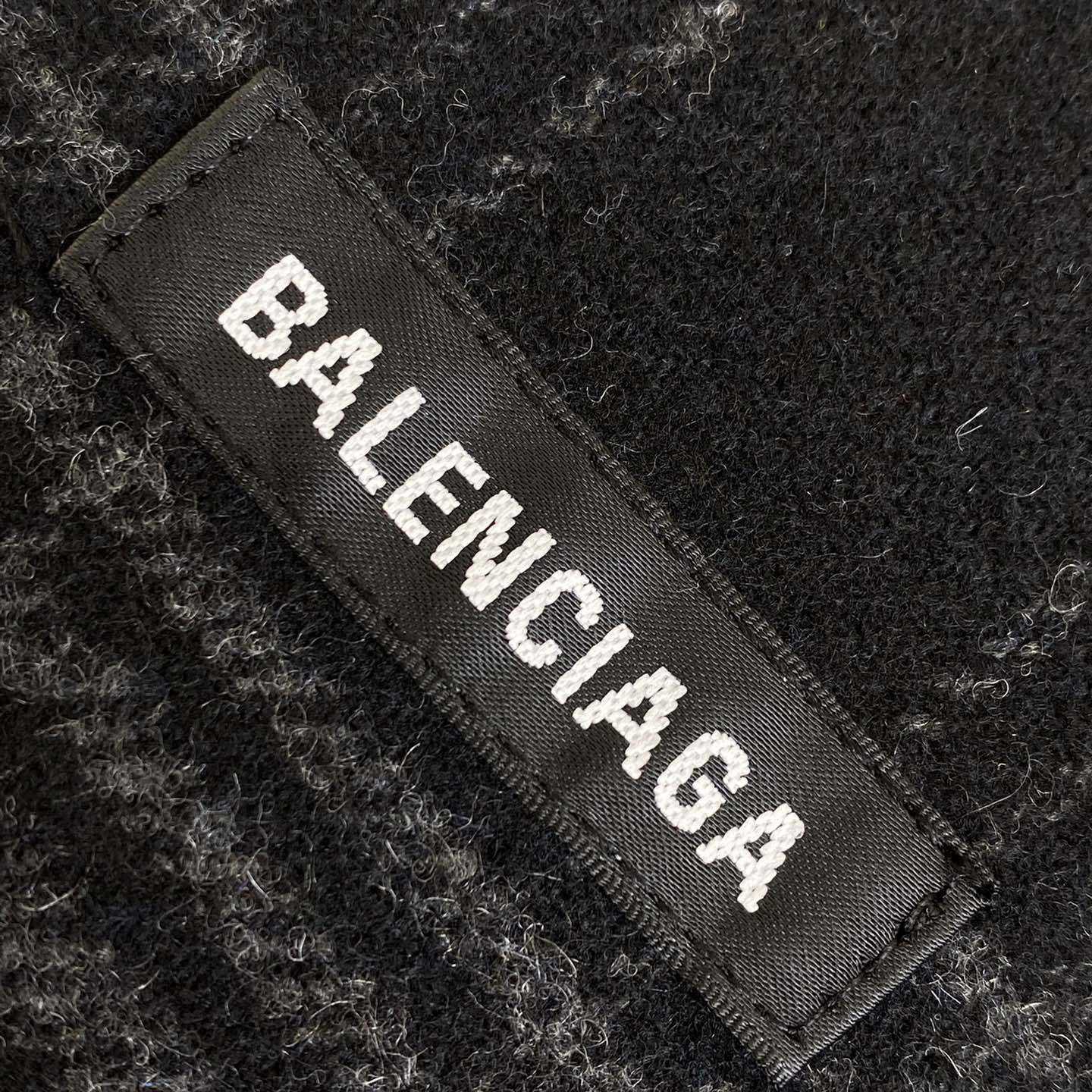 Balenciaga Black Checked Wool-Blend Flannel Shirt - PerfectKickZ