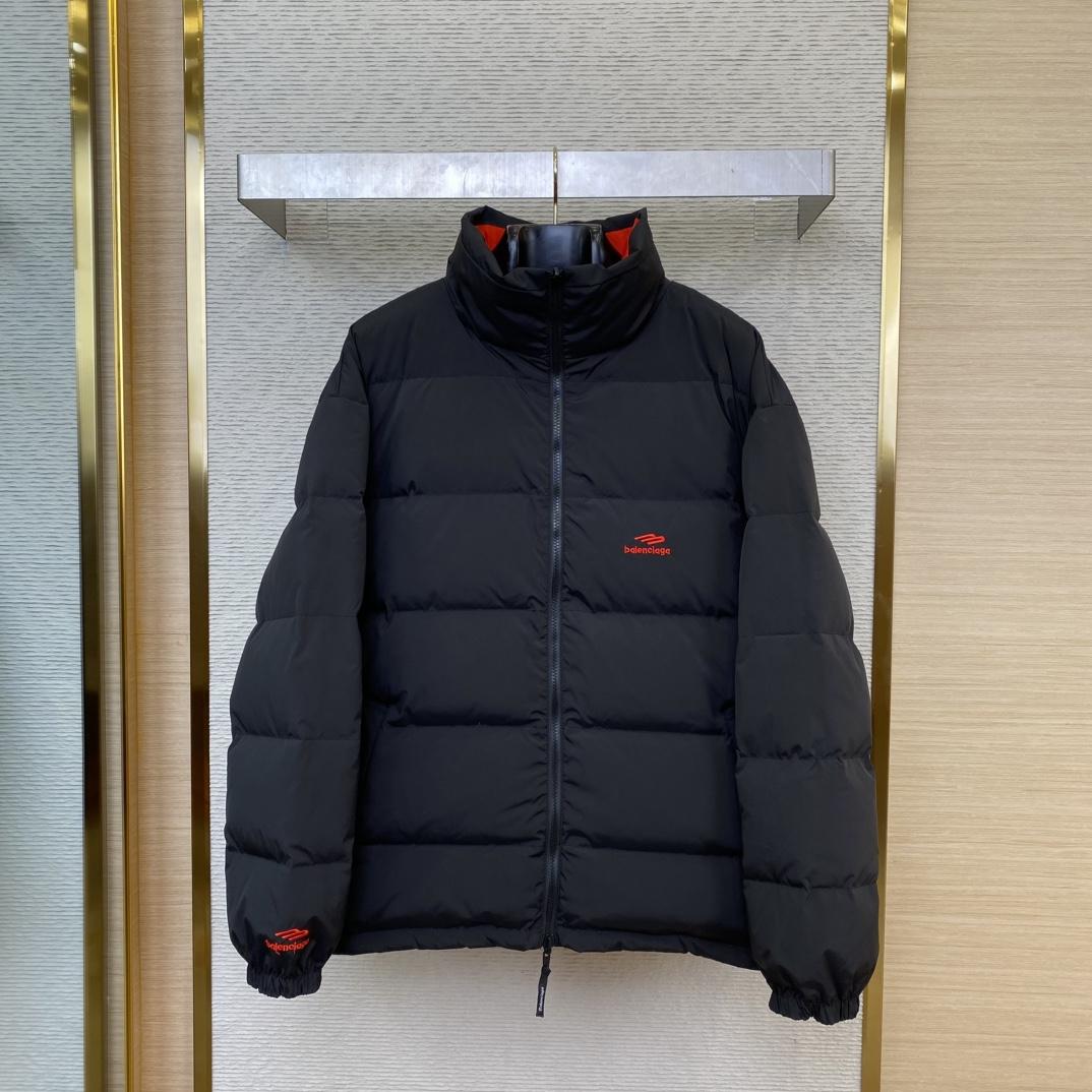 Balenciaga Logo-print Reversible Puffer Jacket - PerfectKickZ
