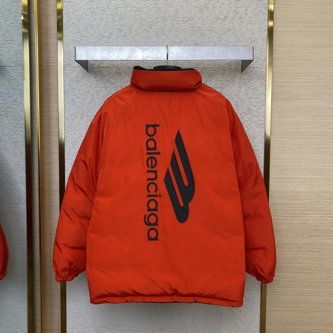 Balenciaga Logo-print Reversible Puffer Jacket - PerfectKickZ
