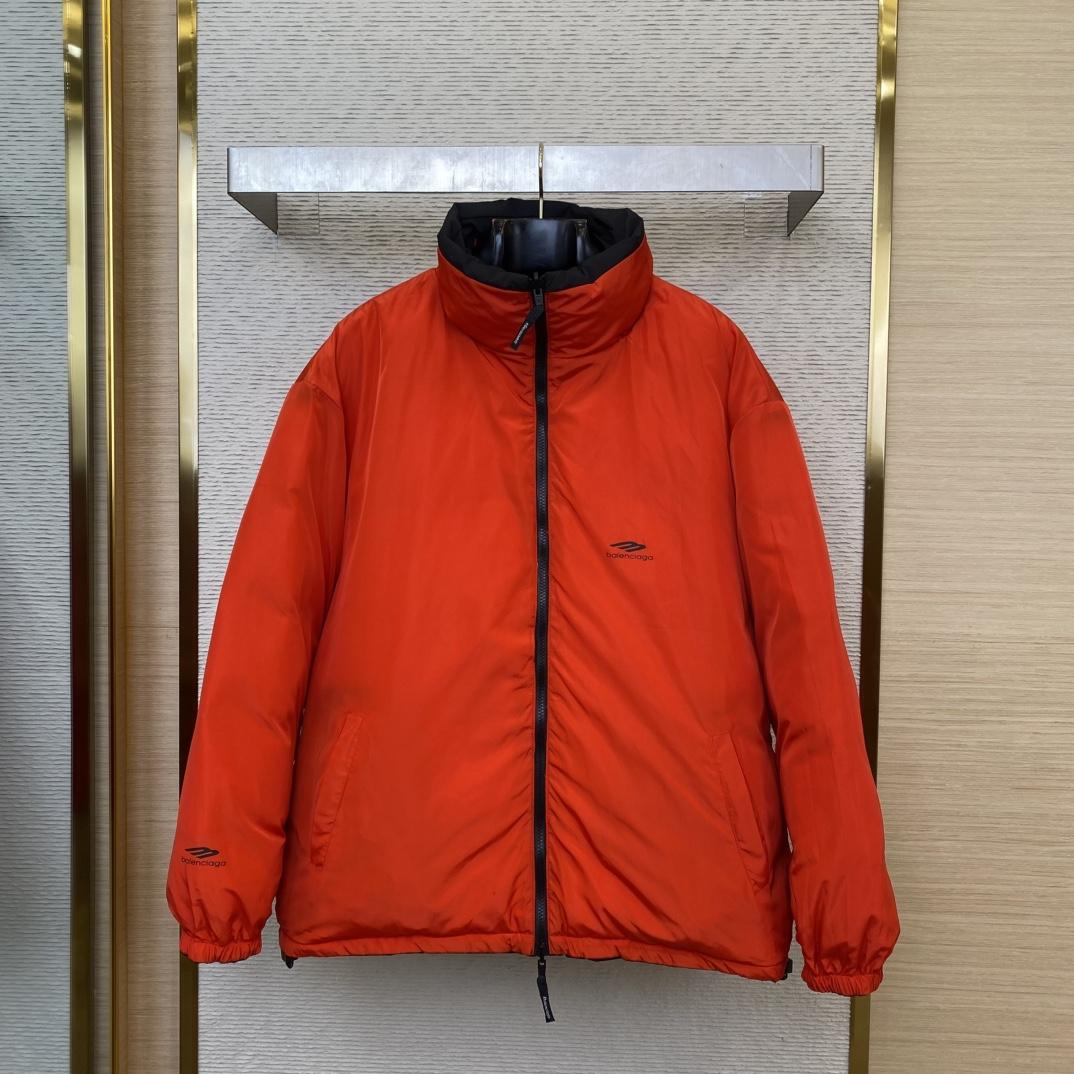 Balenciaga Logo-print Reversible Puffer Jacket - PerfectKickZ