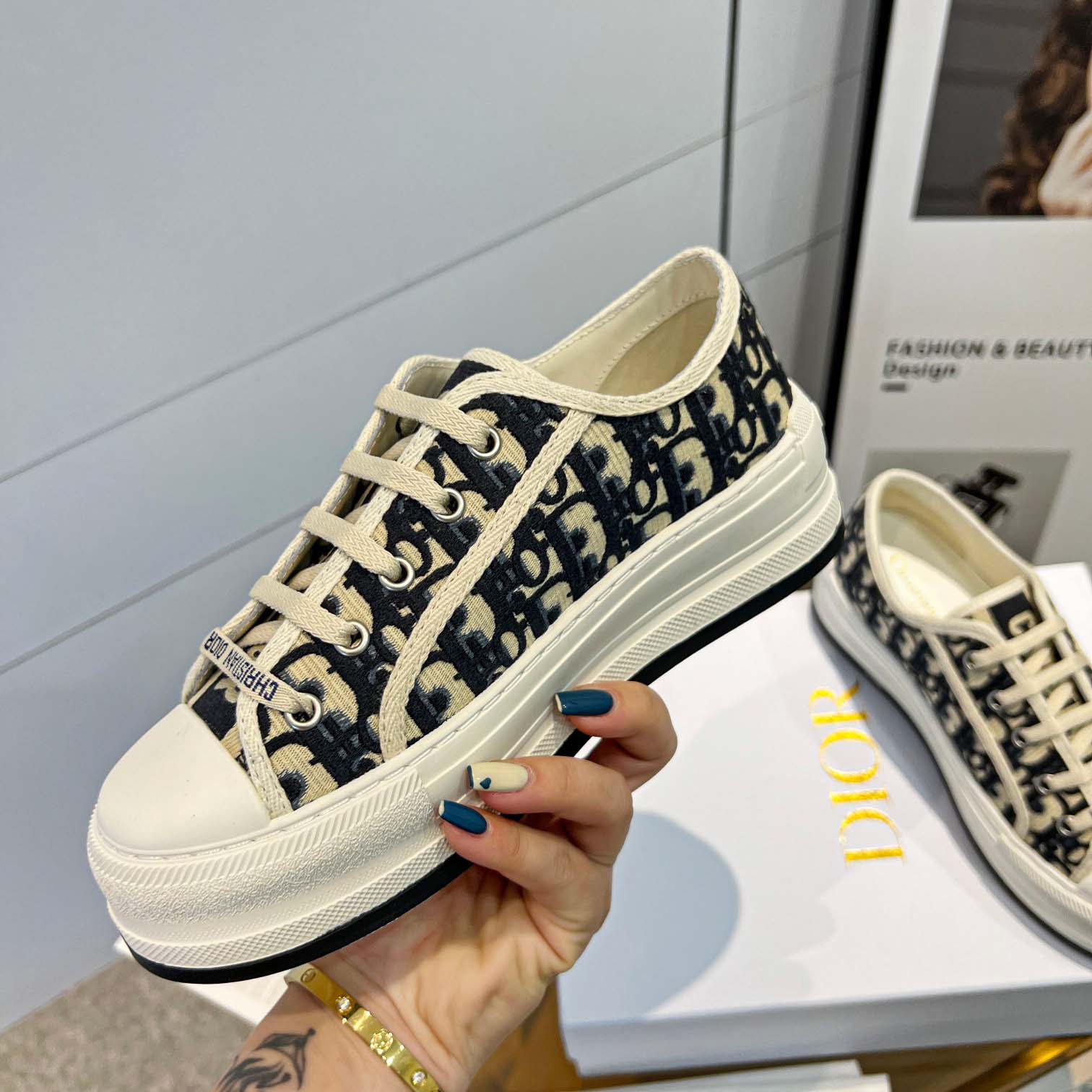Dior Walk'n'Dior Platform Sneaker - PerfectKickZ