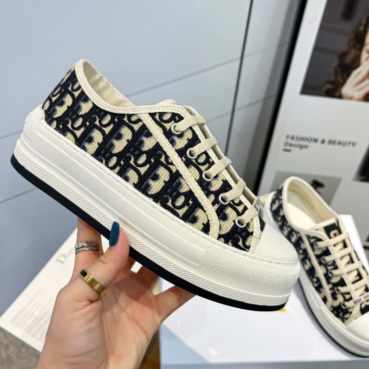 Dior Walk'n'Dior Platform Sneaker - PerfectKickZ