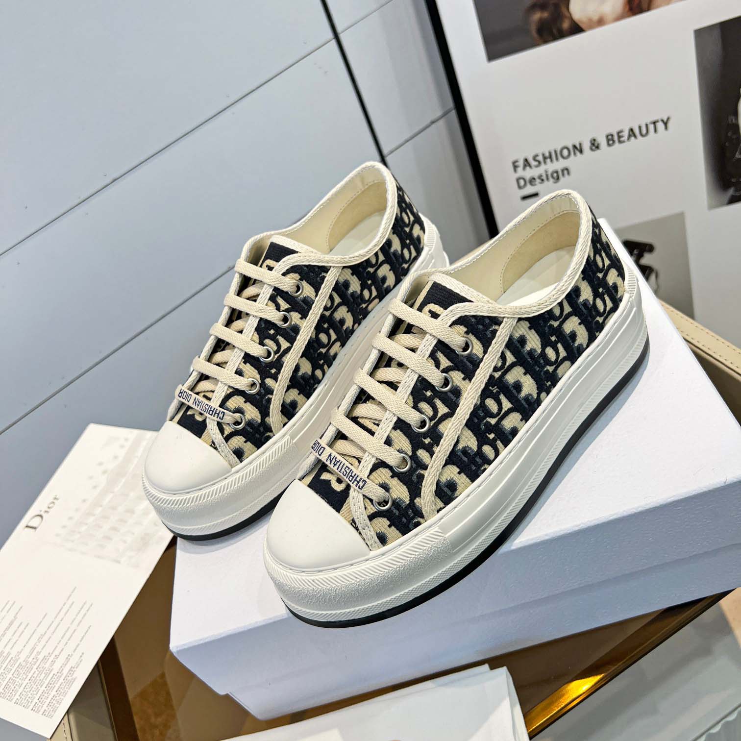 Dior Walk'n'Dior Platform Sneaker - PerfectKickZ