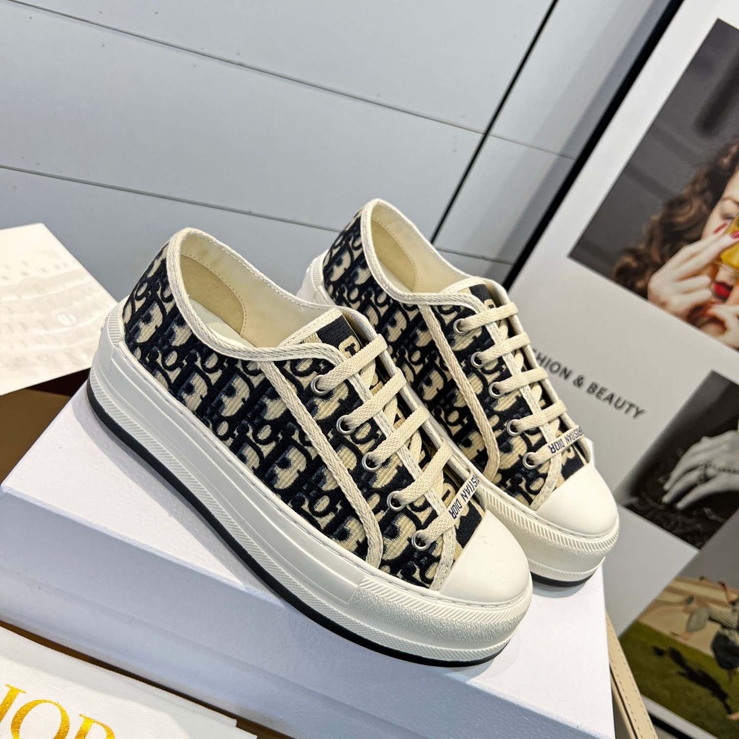 Dior Walk'n'Dior Platform Sneaker - PerfectKickZ