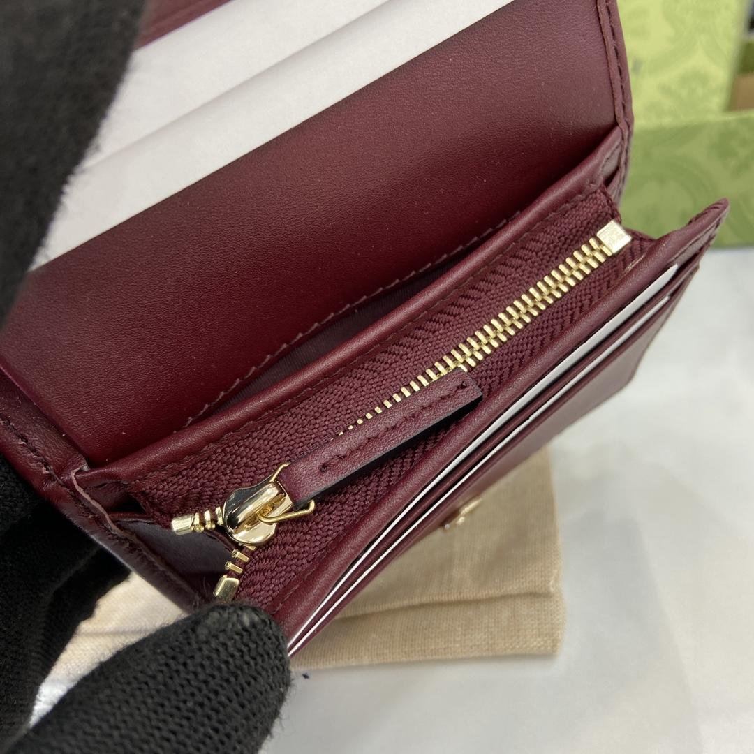 Gucci Horsebit 1955 Card Case Wallet - PerfectKickZ