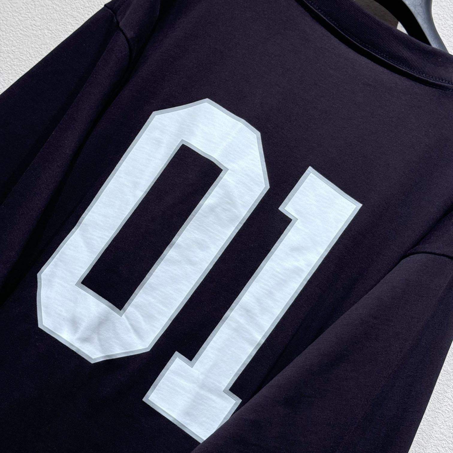 Balenciaga Basketball Series - Long Sleeve T-Shirt Large Fit In Washed Black - PerfectKickZ