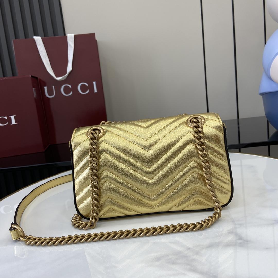 Gucci GG Marmont Mini Shoulder Bag - PerfectKickZ