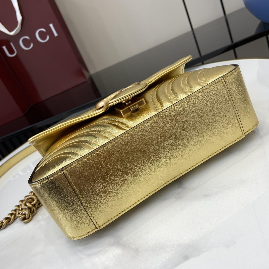 Gucci GG Marmont Mini Shoulder Bag - PerfectKickZ