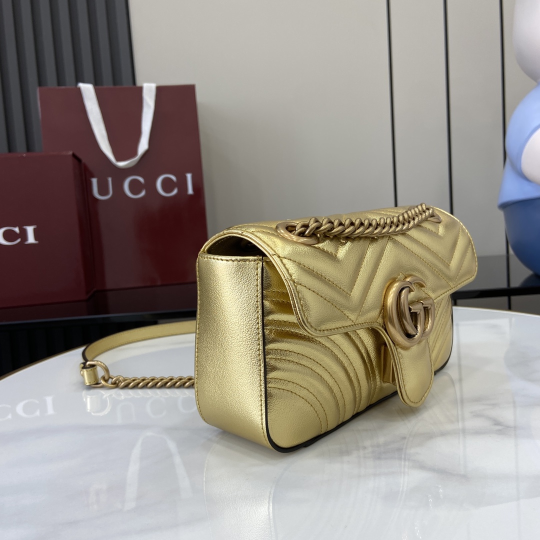 Gucci GG Marmont Mini Shoulder Bag - PerfectKickZ