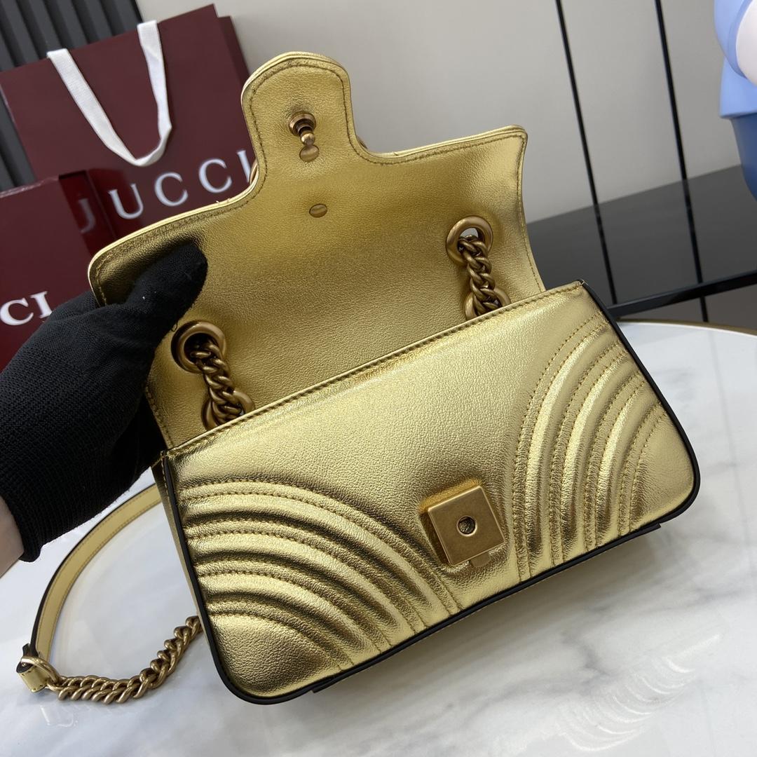 Gucci GG Marmont Mini Shoulder Bag - PerfectKickZ