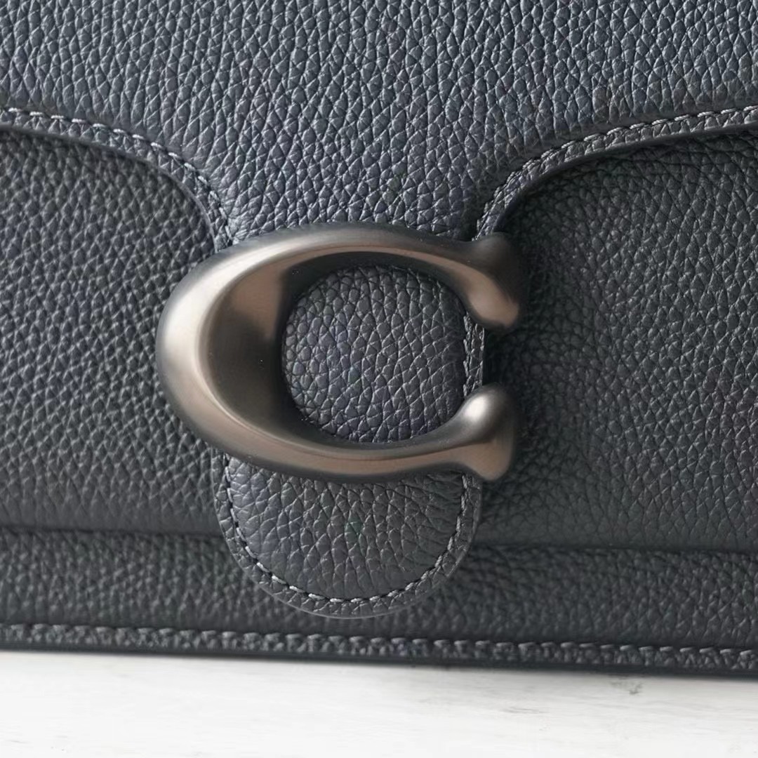 Coach Women's Black Pebble Tabby Shoulder Bag （26*15*8cm） - PerfectKickZ