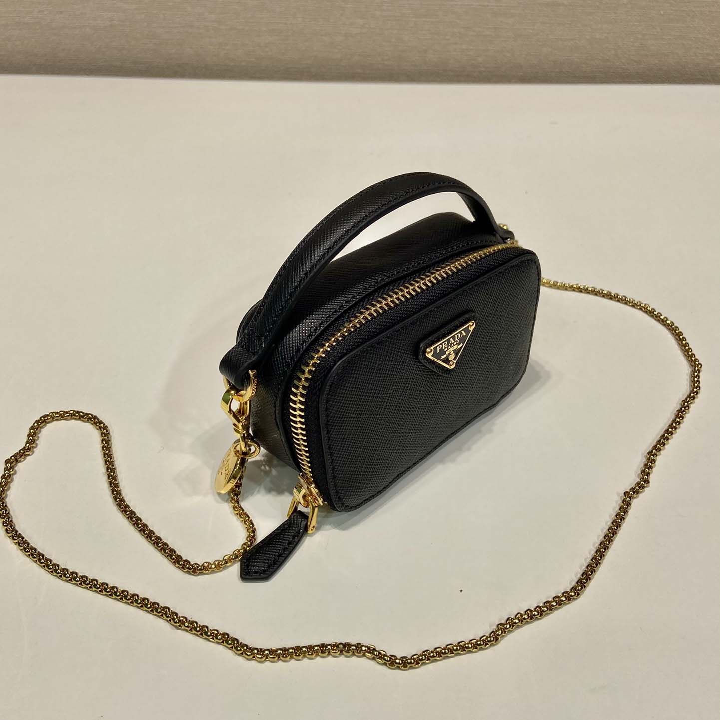 Prada Saffiano Leather Mini-pouch - PerfectKickZ
