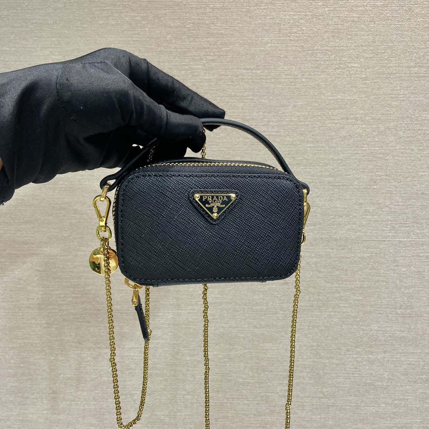 Prada Saffiano Leather Mini-pouch - PerfectKickZ
