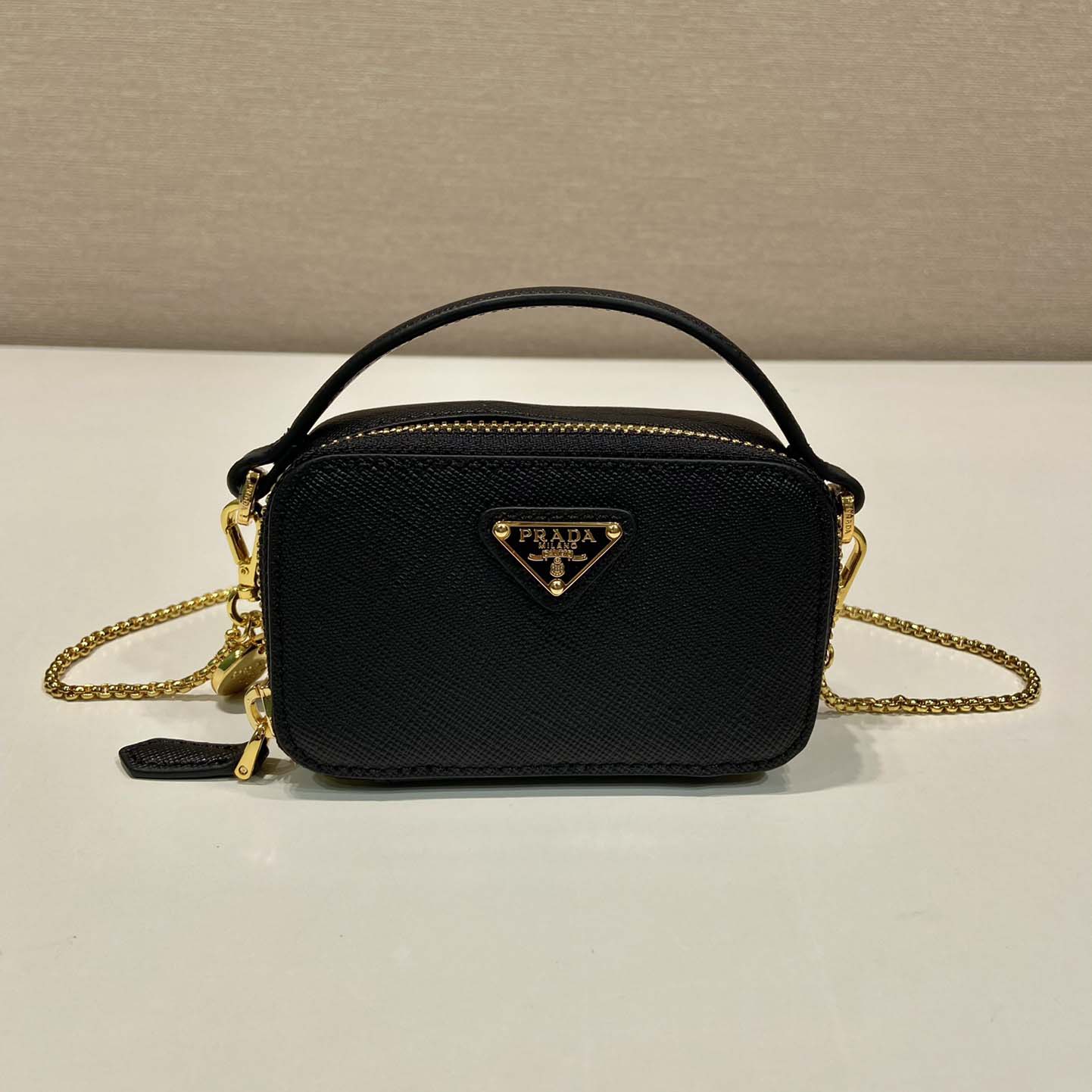 Prada Saffiano Leather Mini-pouch - PerfectKickZ