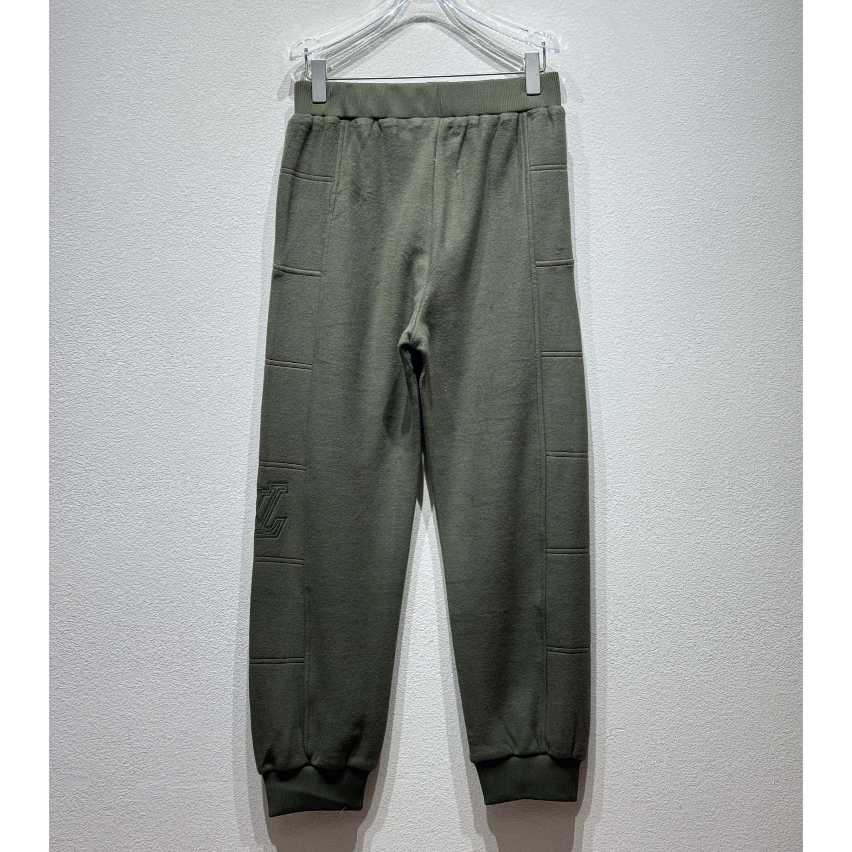 Louis Vuitton Quilted Textured Wool Pants   1AGJPS - PerfectKickZ