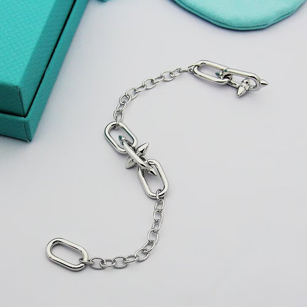 Tiffany & Co. Tiffany Titan by Pharrell Williams Medium Link Station Bracelet  - PerfectKickZ