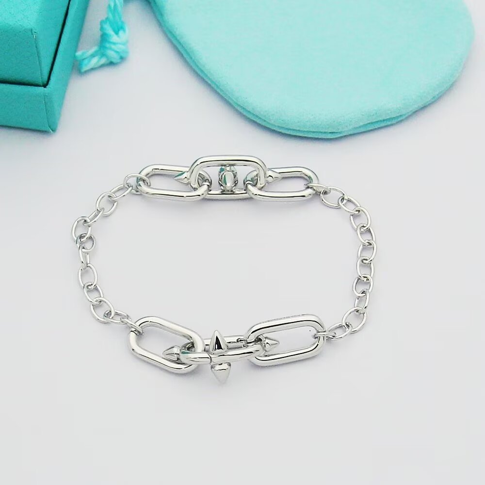 Tiffany & Co. Tiffany Titan by Pharrell Williams Medium Link Station Bracelet  - PerfectKickZ