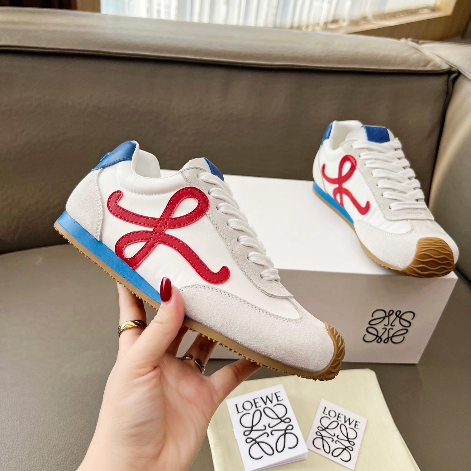 Loewe Ballet Runner 2.0 In Nylon And Calfskin - PerfectKickZ